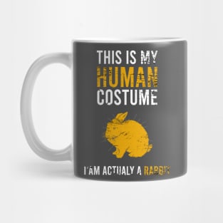 this is my human costume Iam actualy a rabbit Mug